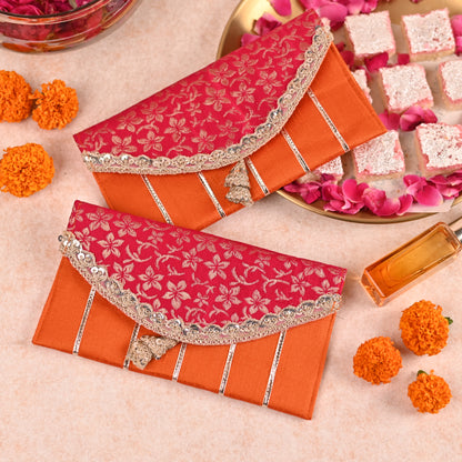 Brocade Flap Money Envelope - Gulnar Collection