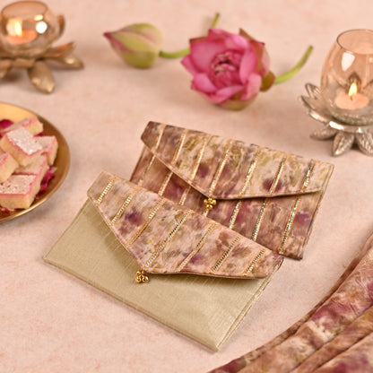 Naturally Dyed Fabric Money Envelopes (Set Of 2)