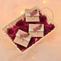 Banaavat Essence Petite Jute Coin Pouch – Handcrafted Floral Design (2.5"x2.5") | Set of 3